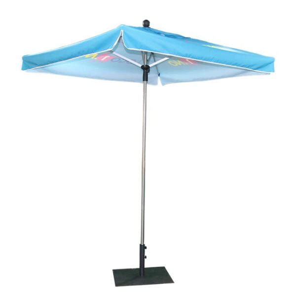 Umbrella-Deluxe Stainless-Steel Pole-4 panel 2000mm Square