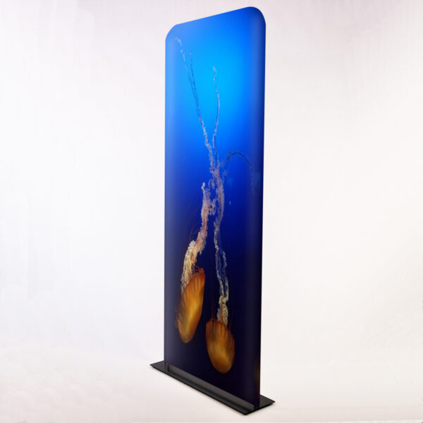 Fabric Tension Banner Stand with Heavy Plate Base 917x 2280mm