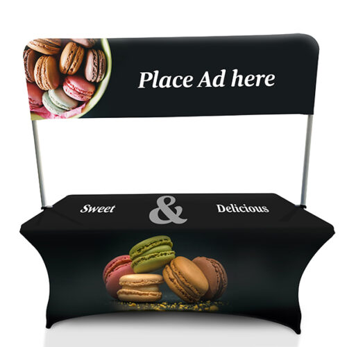 Korekt Fabric Tension Tabletop Stand 6-8ft Long