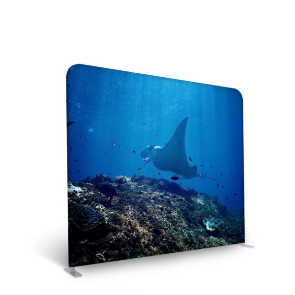 Straight Fabric Tension Media Walls