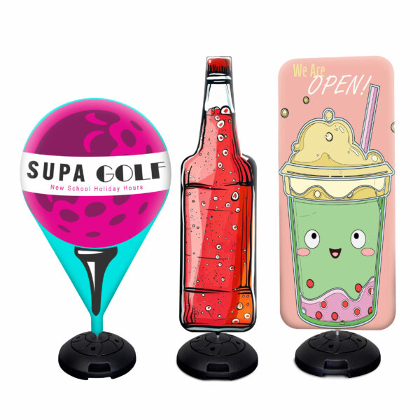 Outdoor Fabric Tension Shape Displays